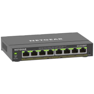 NETGEAR 8-Port Gigabit Ethernet PoE+ Plus Switch (GS308EP) Gestionado L2/L3 Gigabit Ethernet (10/100/1000) Energía sobre Ethernet (PoE) Negro NETGEAR 8-Port Gigabit Ethernet PoE+ Plus Switch (GS308EP) Gestionado L2/L3 Gigabit Ethernet (10/100/1000) Energía sobre Ethernet (PoE) Negro