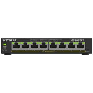 NETGEAR 8-Port Gigabit Ethernet High-Power PoE+ Plus Switch (GS308EPP) Gestionado L2/L3 Gigabit Ethernet (10/100/1000) Energía sobre Ethernet (PoE) Negro NETGEAR 8-Port Gigabit Ethernet High-Power PoE+ Plus Switch (GS308EPP) Gestionado L2/L3 Gigabit Ethernet (10/100/1000) Energía sobre Ethernet (PoE) Negro