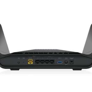 NETGEAR Nighthawk Tri-Band AX8 8-Stream AX6600 WiFi 6 Router (RAX70) router inalámbrico Gigabit Ethernet Tribanda (2,4 GHz/5 GHz/5 GHz) Negro