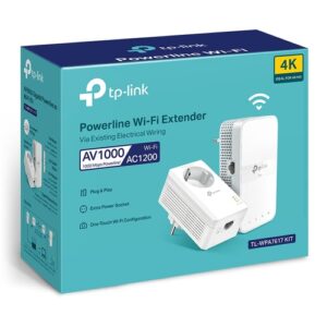 Reacondicionado | TP-Link TL-WPA7617 KIT adaptador de red PowerLine 1000 Mbit/s Ethernet Wifi Blanco Reacondicionado | TP-Link TL-WPA7617 KIT adaptador de red PowerLine 1000 Mbit/s Ethernet Wifi Blanco
