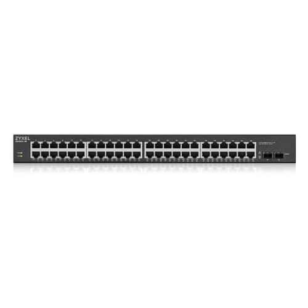 Zyxel GS1900-48HPv2 Gestionado L2 Gigabit Ethernet (10/100/1000) Energía sobre Ethernet (PoE) Negro