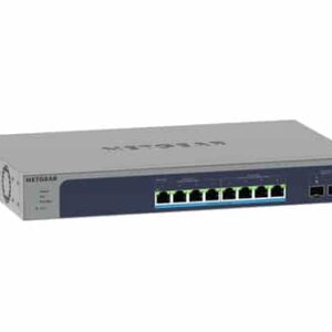 NETGEAR 8-Port Multi-Gigabit/10G Ethernet Ultra60 PoE++ Smart Switch with 2 SFP+ Ports (MS510TXUP) Gestionado L2+ 10G Ethernet (100/1000/10000) Energía sobre Ethernet (PoE) Gris