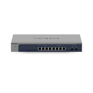 NETGEAR 8-Port Multi-Gigabit/10G Ethernet Smart Switch with 2 SFP+ Ports (MS510TXM) Gestionado L2+ 10G Ethernet (100/1000/10000) Gris
