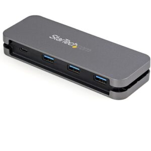 StarTech.com HB30CM3A1CB hub de interfaz USB 3.2 Gen 1 (3.1 Gen 1) Type-C 5000 Mbit/s Negro, Gris Gris