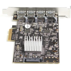 StarTech.com Tarjeta PCIe de 4 Puertos USB-A - Tarjeta PCI Express de Expansión USB Tipo A 3.1/3.2 Gen 2 de 10Gb con 2 Controladores - 4x USB-A - Tarjeta Adaptadora PCIe USB - Win/Mac/Linux StarTech.com Tarjeta PCIe de 4 Puertos USB-A – Tarjeta PCI Express de Expansión USB Tipo A 3.1/3.2 Gen 2 de 10Gb con 2 Controladores – 4x USB-A – Tarjeta Adaptadora PCIe USB – Win/Mac/Linux