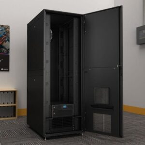 Vertiv Microcentro de datos integrado con refrigeración Split de 3,5 kW, PDU para rack gestionada y monitorización Vertiv Microcentro de datos integrado con refrigeración Split de 3,5 kW, PDU para rack gestionada y monitorización