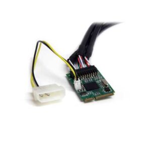 StarTech.com Adaptador Tarjeta Mini PCI Express PCIe FireWire 2 Puertos 1394b FW800 1 Puerto 1394a FW400