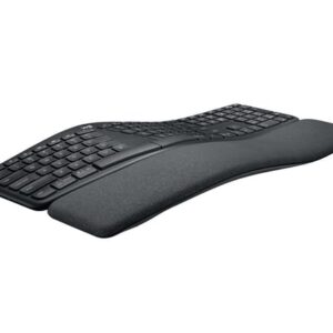 Logitech Ergo K860 teclado RF Wireless + Bluetooth Español Grafito