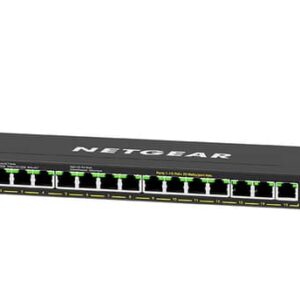 NETGEAR GS316EP-100PES switch Gestionado Gigabit Ethernet (10/100/1000) Energía sobre Ethernet (PoE) Negro NETGEAR GS316EP-100PES switch Gestionado Gigabit Ethernet (10/100/1000) Energía sobre Ethernet (PoE) Negro