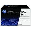HP Pack de 2 cartuchos de tóner originales 05A LaserJet negro