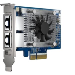 QNAP QXG-10G2T-X710 adaptador y tarjeta de red Interno Ethernet 1000 Mbit/s