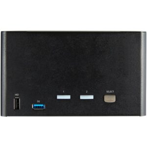 StarTech.com Switch Conmutador KVM de 2 Puertos DisplayPort 1.2 para 4 Monitores - DP HDR UHD 4K de 60Hz - Hub Ladrón de 2 Puertos USB 3.0 (5Gbps) - 4 Puertos USB 2.0 HID - Audio - Hotkeys StarTech.com Switch Conmutador KVM de 2 Puertos DisplayPort 1.2 para 4 Monitores – DP HDR UHD 4K de 60Hz – Hub Ladrón de 2 Puertos USB 3.0 (5Gbps) – 4 Puertos USB 2.0 HID – Audio – Hotkeys