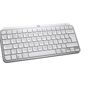 Logitech MX Keys Mini teclado RF Wireless + Bluetooth QWERTY Inglés Gris