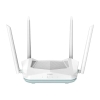D-Link R15 router inalámbrico Gigabit Ethernet Doble banda (2,4 GHz / 5 GHz) Blanco D-Link R15 router inalámbrico Gigabit Ethernet Doble banda (2