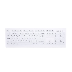 CHERRY AK-C8100F-FUS-W/GE teclado RF inalámbrico QWERTZ Alemán Blanco