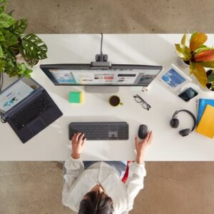 Logitech Mx Keys For Business teclado Bluetooth AZERTY Francés Grafito Logitech Mx Keys For Business teclado Bluetooth AZERTY Francés Grafito