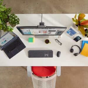 Logitech Mx Keys For Business teclado Bluetooth AZERTY Francés Grafito Logitech Mx Keys For Business teclado Bluetooth AZERTY Francés Grafito