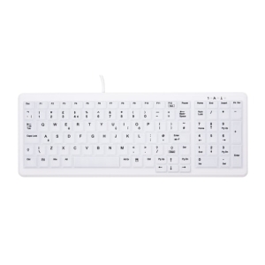 CHERRY AK-C7000 teclado USB QWERTY Inglés del Reino Unido Blanco