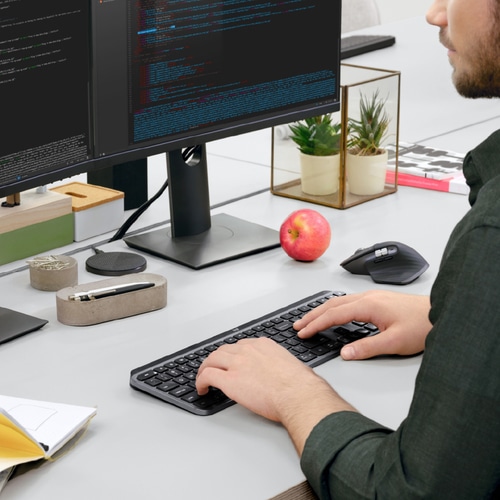 Logitech Mx Keys For Business teclado Bluetooth Suizo Grafito Logitech Mx Keys For Business teclado Bluetooth Suizo Grafito - Imagen 5