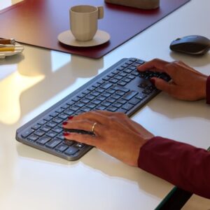 Logitech MX Keys for Business teclado RF Wireless + Bluetooth Inglés internacional Grafito Logitech MX Keys for Business teclado RF Wireless + Bluetooth Inglés internacional Grafito