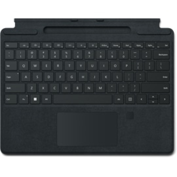 Microsoft Surface Pro Signature Keyboard with Fingerprint Reader Negro Microsoft Cover port QWERTY Español