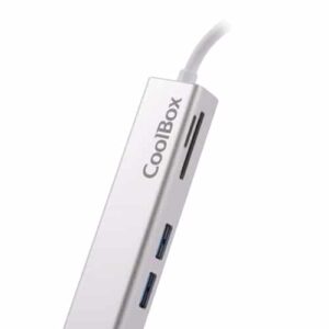 CoolBox miniDock USB-C Lite Alámbrico USB 3.2 Gen 1 (3.1 Gen 1) Type-C Blanco