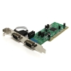 StarTech.com Tarjeta Adaptadora PCI de 2 Puertos Serie RS422/485 DB9 UART 161050 5V o 3.3V StarTech.com Tarjeta Adaptadora PCI de 2 Puertos Serie RS422/485 DB9 UART 161050 5V o 3.3V