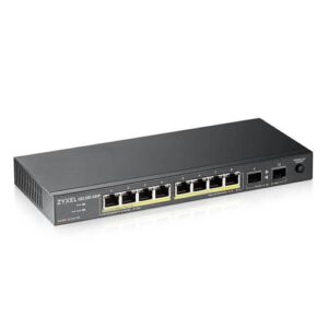 Zyxel GS1100-10HP v2 No administrado Gigabit Ethernet (10/100/1000) Energía sobre Ethernet (PoE) Negro