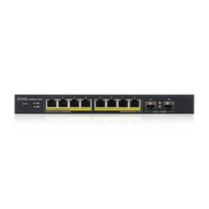 Zyxel GS1900-10HP Gestionado L2 Gigabit Ethernet (10/100/1000) Energía sobre Ethernet (PoE) Negro