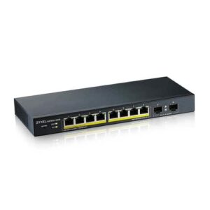 Zyxel GS1900-10HP Gestionado L2 Gigabit Ethernet (10/100/1000) Energía sobre Ethernet (PoE) Negro
