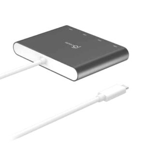 j5create JCA366-N Adaptador de monitor múltiple USB-C™ a HDMI™ de 4 puertos