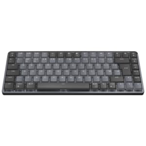 Logitech MX Mini Mechanical teclado RF inalámbrico QWERTY Inglés del Reino Unido Grafito, Gris