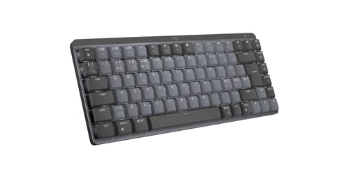 Logitech MX Mini Mechanical teclado RF Wireless + Bluetooth QWERTY Danés, Finlandés, Noruego, Sueco Grafito, Gris Logitech MX Mini Mechanical teclado RF Wireless + Bluetooth QWERTY Danés, Finlandés, Noruego, Sueco Grafito, Gris