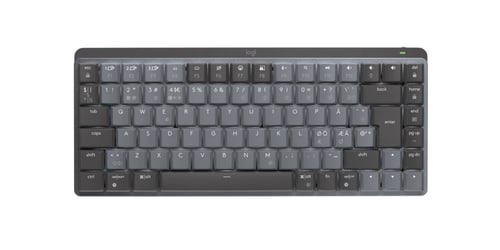 Logitech MX Mini Mechanical teclado RF Wireless + Bluetooth QWERTY Danés, Finlandés, Noruego, Sueco Grafito, Gris Logitech MX Mini Mechanical teclado RF Wireless + Bluetooth QWERTY Danés, Finlandés, Noruego, Sueco Grafito, Gris