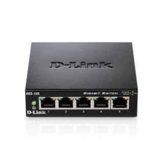 D-Link DGS-105 switch No administrado Negro