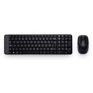 Reacondicionado | Logitech Wireless Combo MK220 teclado Ratón incluido USB Portugués Negro