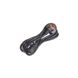 APC Pwr Cord, 16A, 200-240V, C19 to UK Plug Negro 2 m