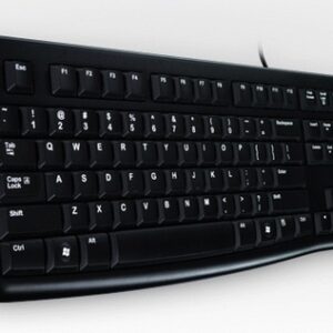 Logitech K120 Corded Keyboard teclado USB QWERTY Italiano Negro
