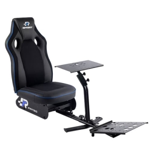 FR-TEC Sprint Negro, Azul Silla gaming con simulador de carreras
