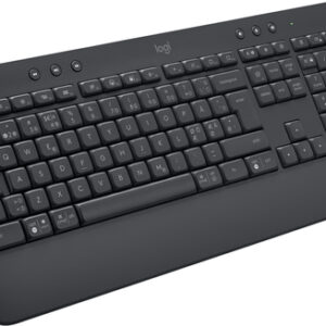 Logitech Signature K650 teclado Bluetooth QWERTY Danés, Finlandés, Nórdico, Sueco Grafito