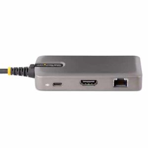 StarTech.com Adaptador Multipuertos USB-C - Docking Station USB Tipo C HDMI 4K60 - Hub Ladrón USB 3.0 de 2 Puertos - Entrega de Alimentación PD 100W - GbE - Works with Chromebook StarTech.com Adaptador Multipuertos USB-C - Docking Station USB Tipo C HDMI 4K60 - Hub Ladrón USB 3.0 de 2 Puertos - Entrega de Alimentación PD 100W - GbE - Works with Chromebook