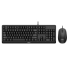 Philips 2000 series SPT6207BL/16 teclado Ratón incluido USB QWERTY Inglés Negro