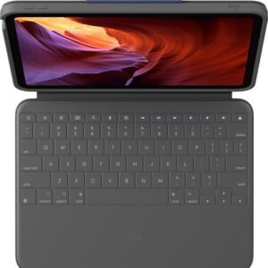 Logitech Rugged Folio Grafito Smart Connector QWERTY Inglés del Reino Unido