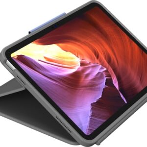 Logitech Rugged Folio Grafito Smart Connector QWERTY Inglés del Reino Unido