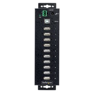 StarTech.com Hub Concentrador USB 2.0 de 10 Puertos - Hub USB Resistente con Protección de ESD de Nivel 4 - de Escritorio, Pared, DIN - con Puertos Bloqueables - Ladrón USB StarTech.com Hub Concentrador USB 2.0 de 10 Puertos - Hub USB Resistente con Protección de ESD de Nivel 4 - de Escritorio, Pared, DIN - con Puertos Bloqueables - Ladrón USB