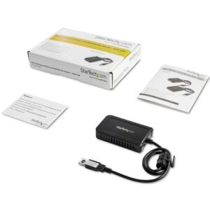 StarTech.com Adaptador de Vídeo Externo USB a VGA - Tarjeta Gráfica Externa Cable - 1920x1200 StarTech.com Adaptador de Vídeo Externo USB a VGA – Tarjeta Gráfica Externa Cable – 1920×1200