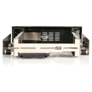 StarTech.com Rack Móvil Aluminio para Disco Duro HDD SATA de 3,5″ Pulgadas sin Bandeja Bahía de 5,25″