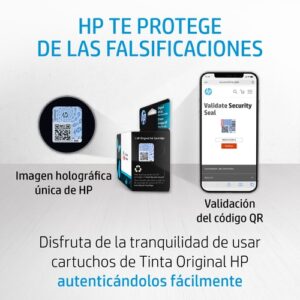 HP Cartucho de tinta original 933XL de alta capacidad cian