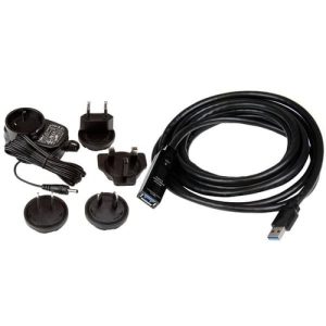 StarTech.com Cable Extensor Alargador USB 3.0 SuperSpeed Activo de 3m – USB A Macho a Hembra – Negro