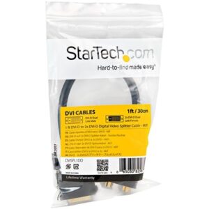 StarTech.com Cable Duplicador Divisor de Vídeo DVI-D de 2 Puertos Salidas Compacto - Bifurcador StarTech.com Cable Duplicador Divisor de Vídeo DVI-D de 2 Puertos Salidas Compacto – Bifurcador